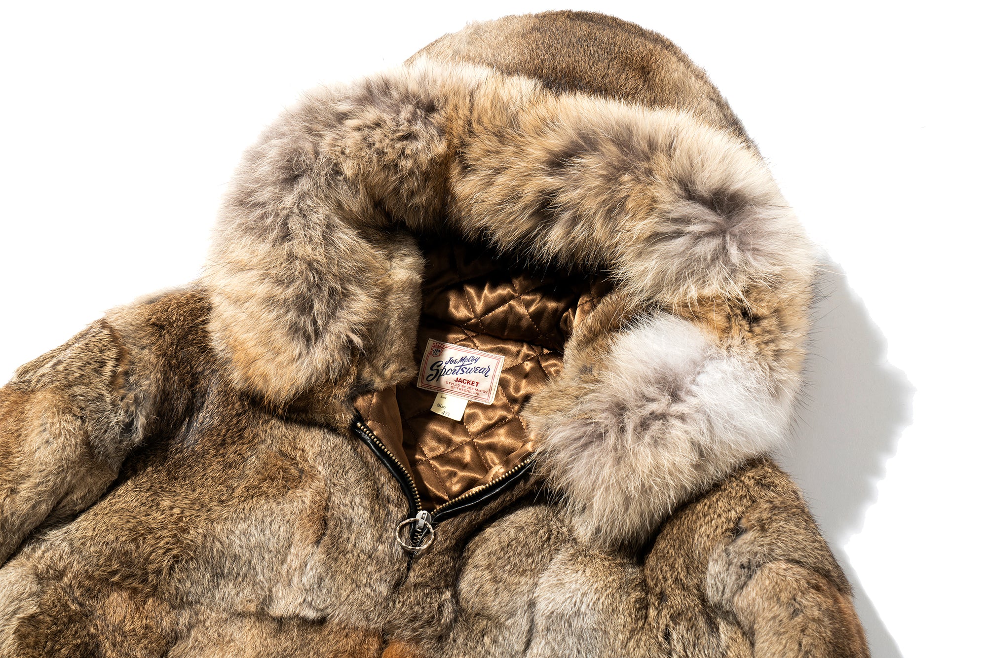 YETI HOODED FUR COAT