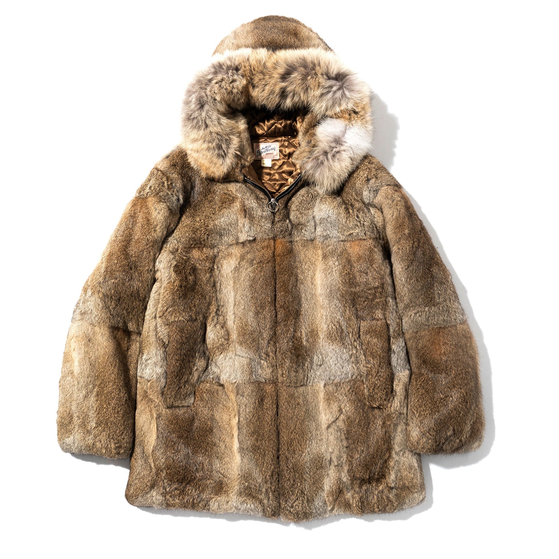 YETI HOODED FUR COAT